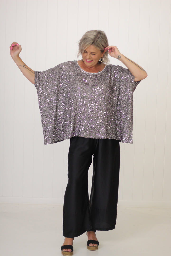 Kaylene Sequin Top