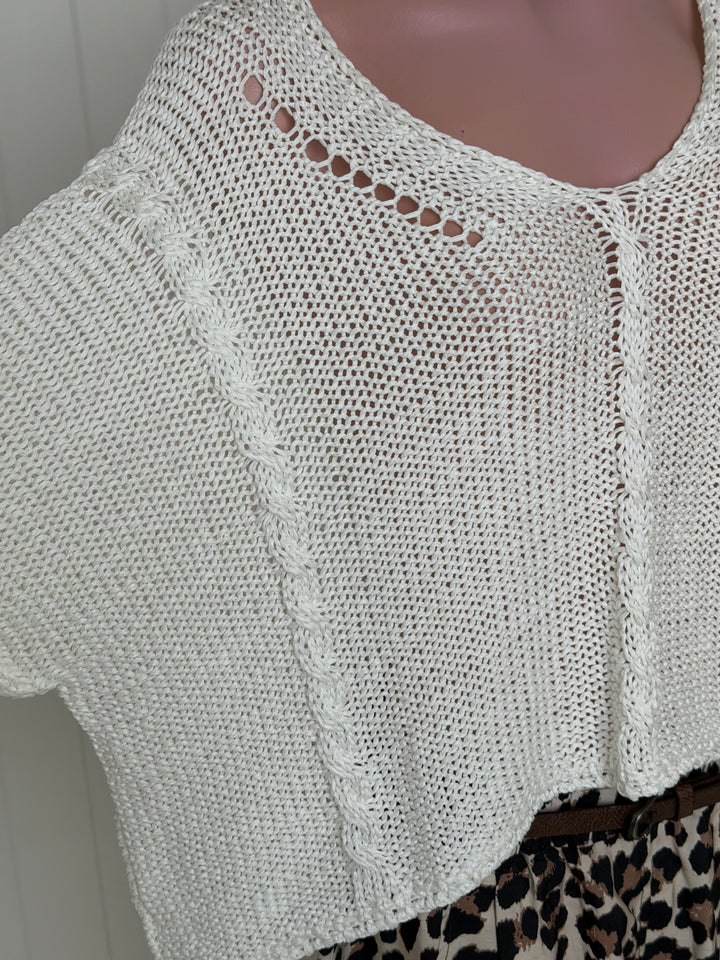 Viv Cable Knit Top