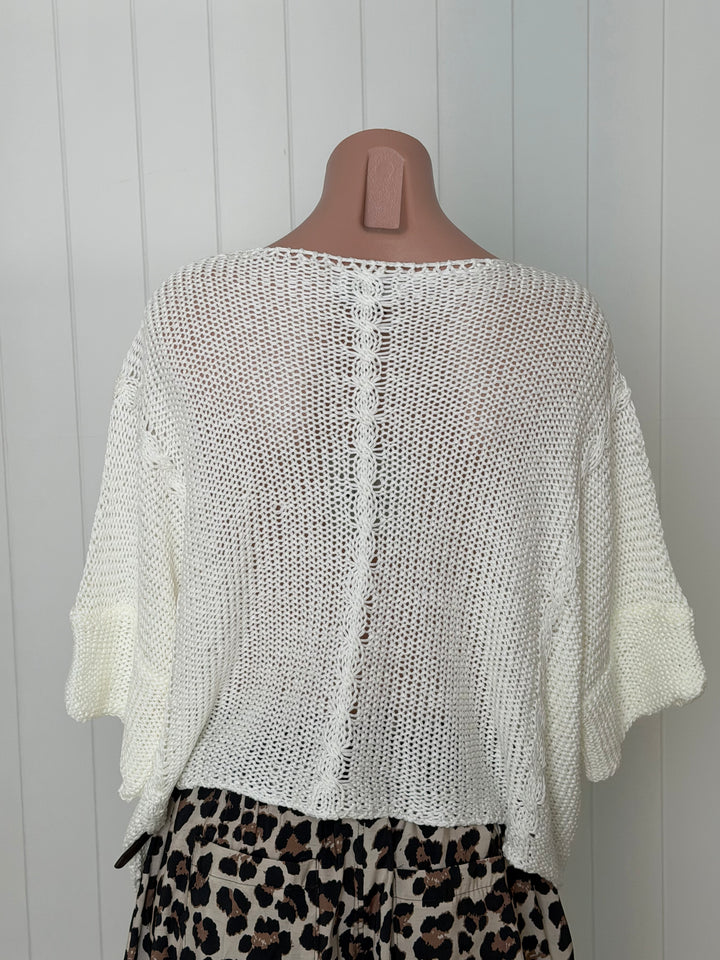 Viv Cable Knit Top