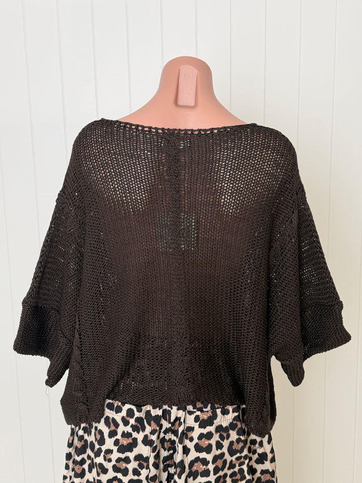 Viv Cable Knit Top