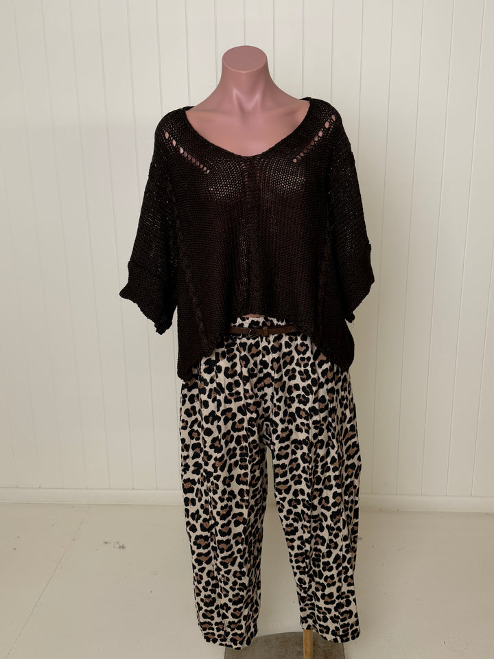 Viv Cable Knit Top