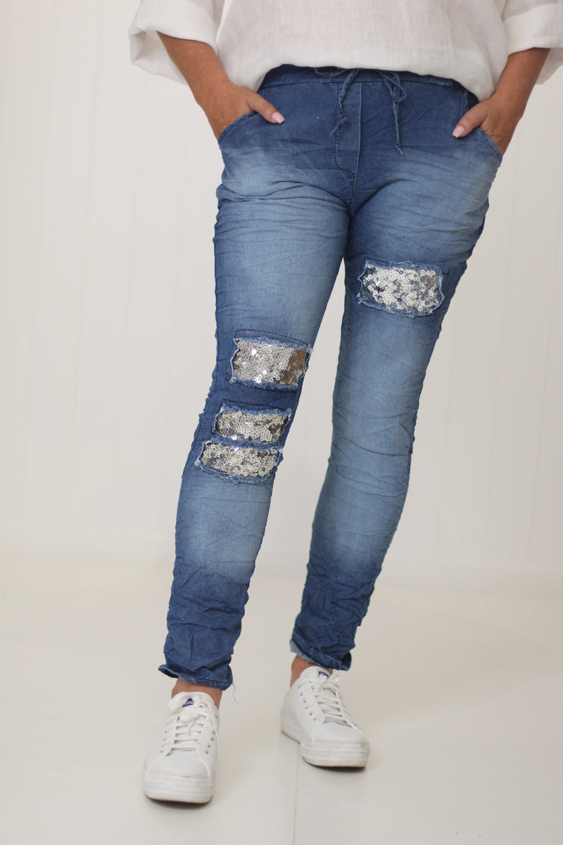 Ali Sequin Jogger