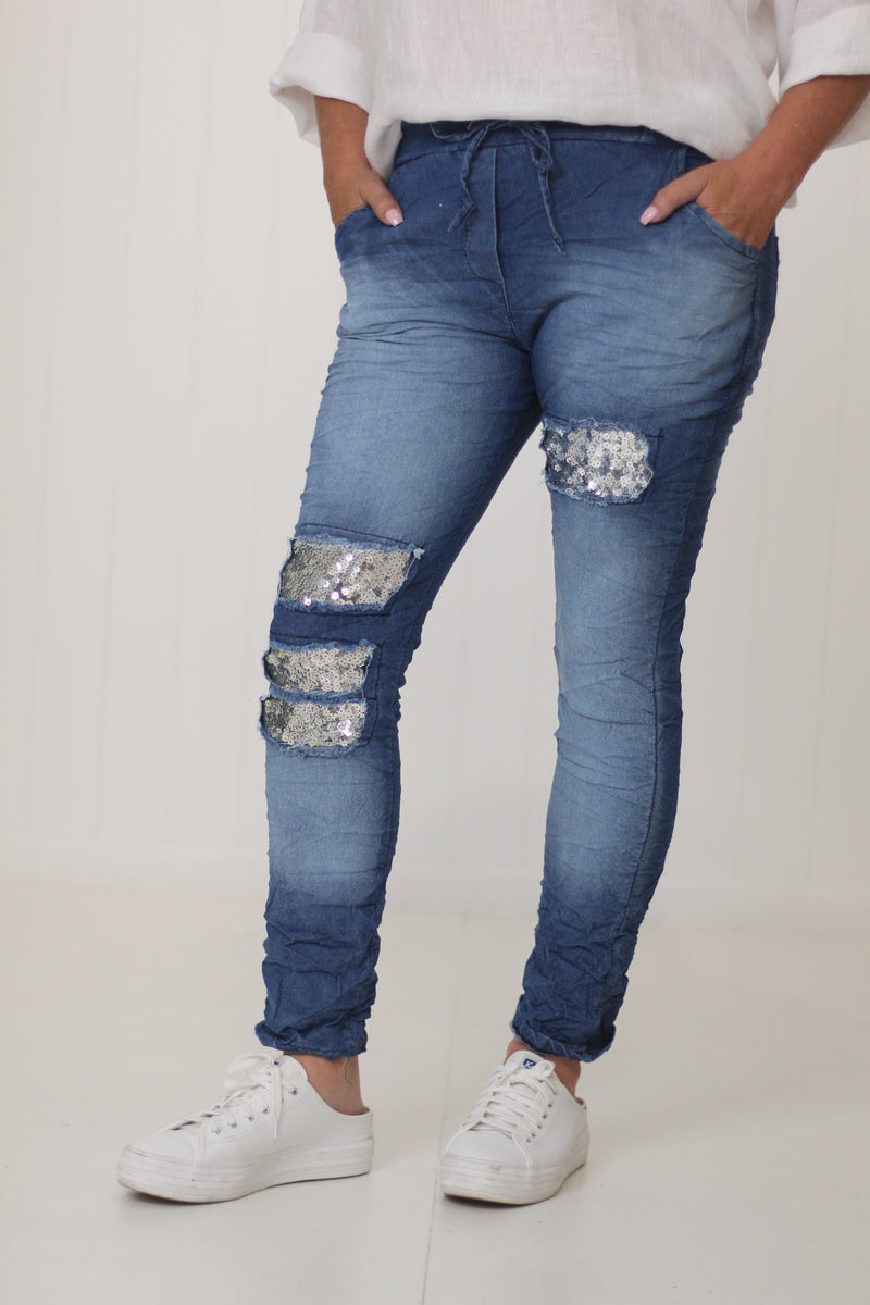 Ali Sequin Jogger