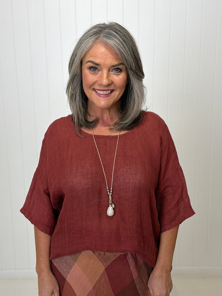 Barbara Top Wild Berry