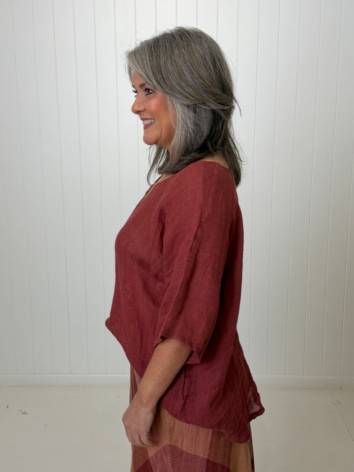 Barbara Top Wild Berry