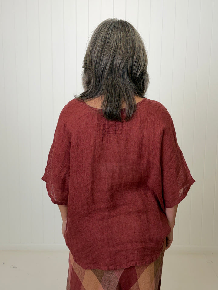 Barbara Top Wild Berry