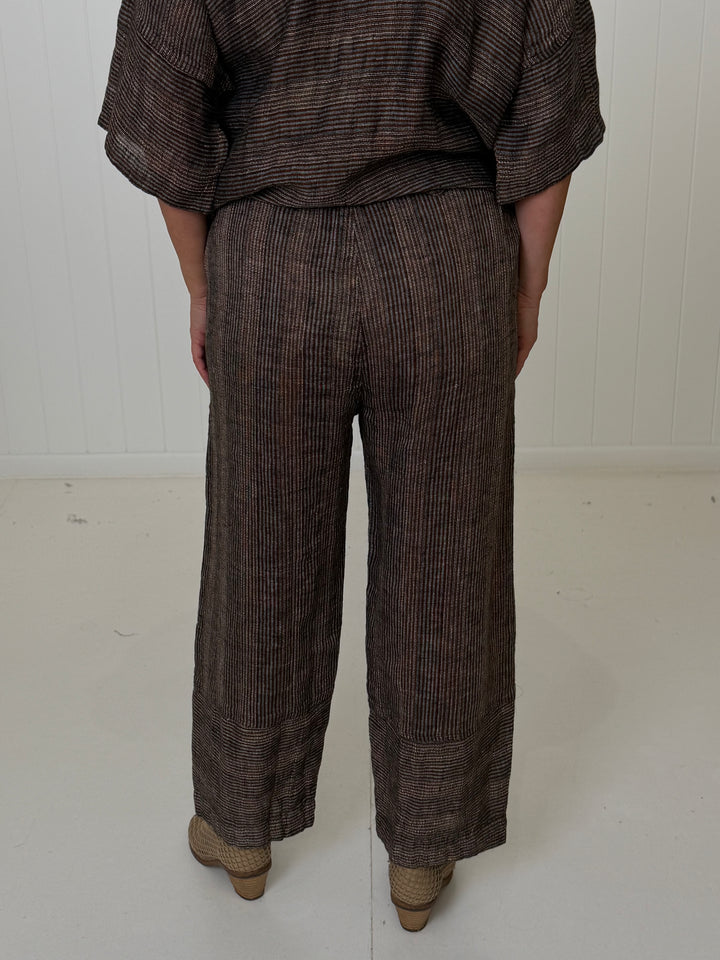 Tami Pant Earth Stripe
