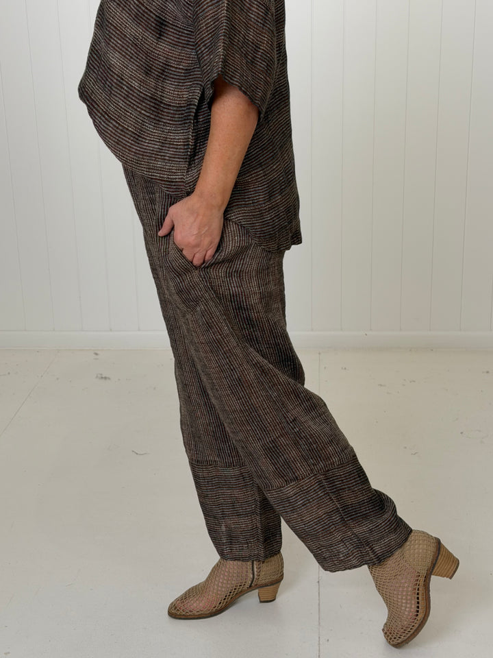 Tami Pant Earth Stripe