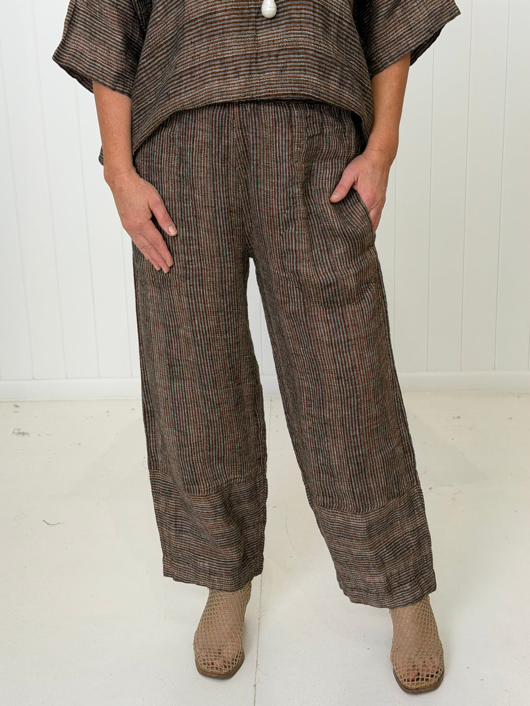 Tami Pant Earth Stripe