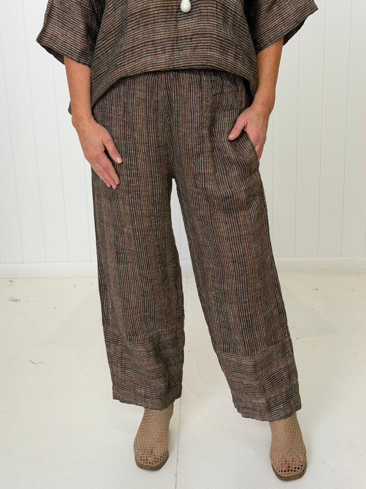 Tami Pant Earth Stripe