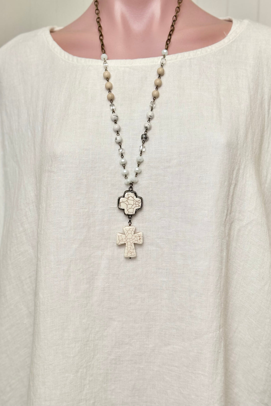 Disa Cross Necklace