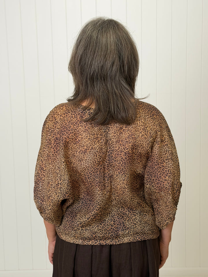 Kristie Top Rami Leopard