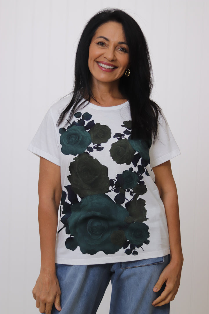 Lolly Tee Green Roses