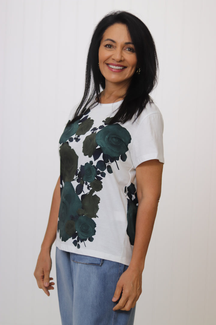 Lolly Tee Green Roses
