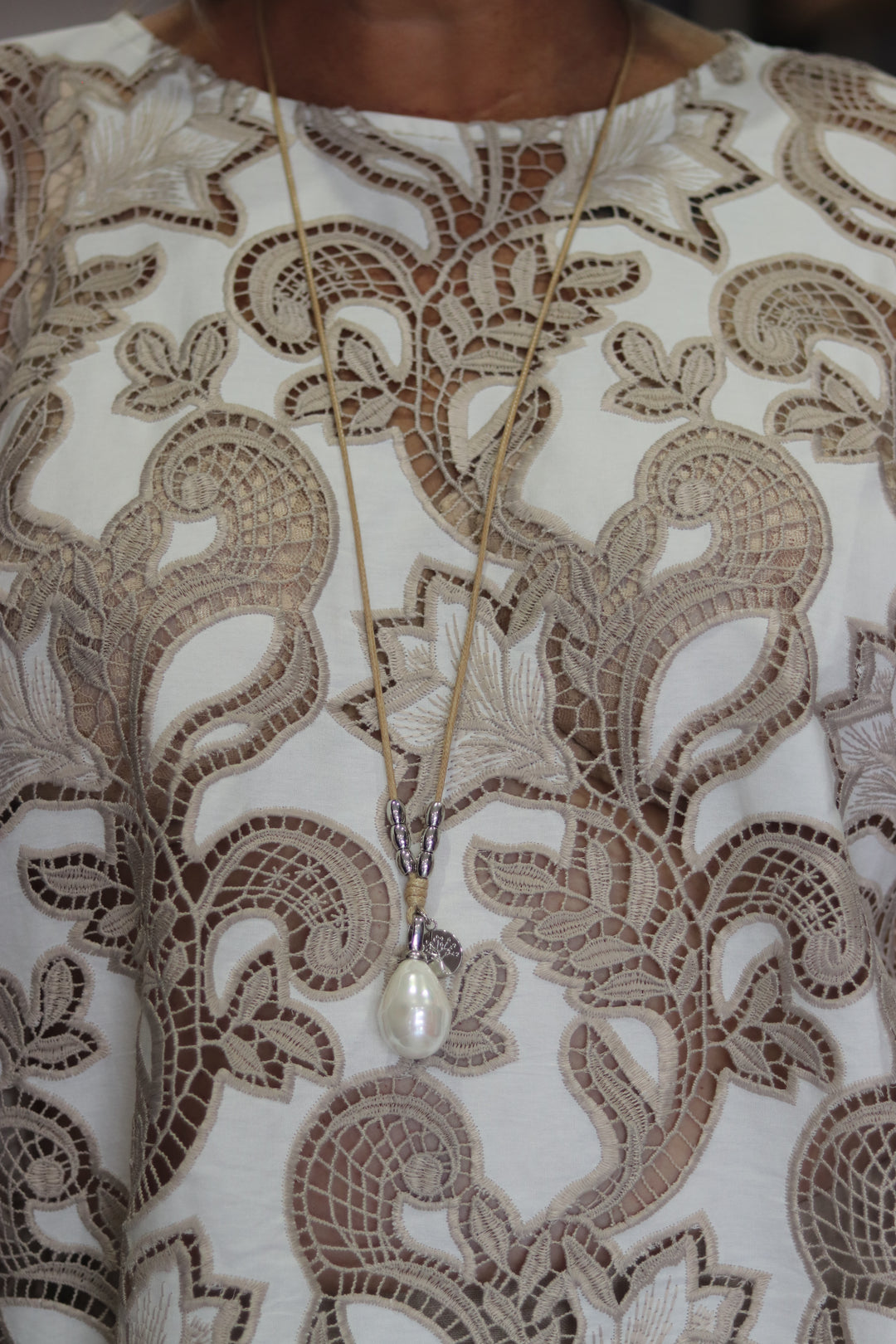 Kristie Top Embroidery