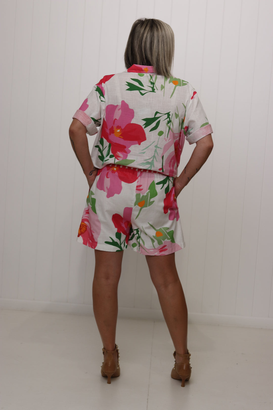 Full Bloom Short Set