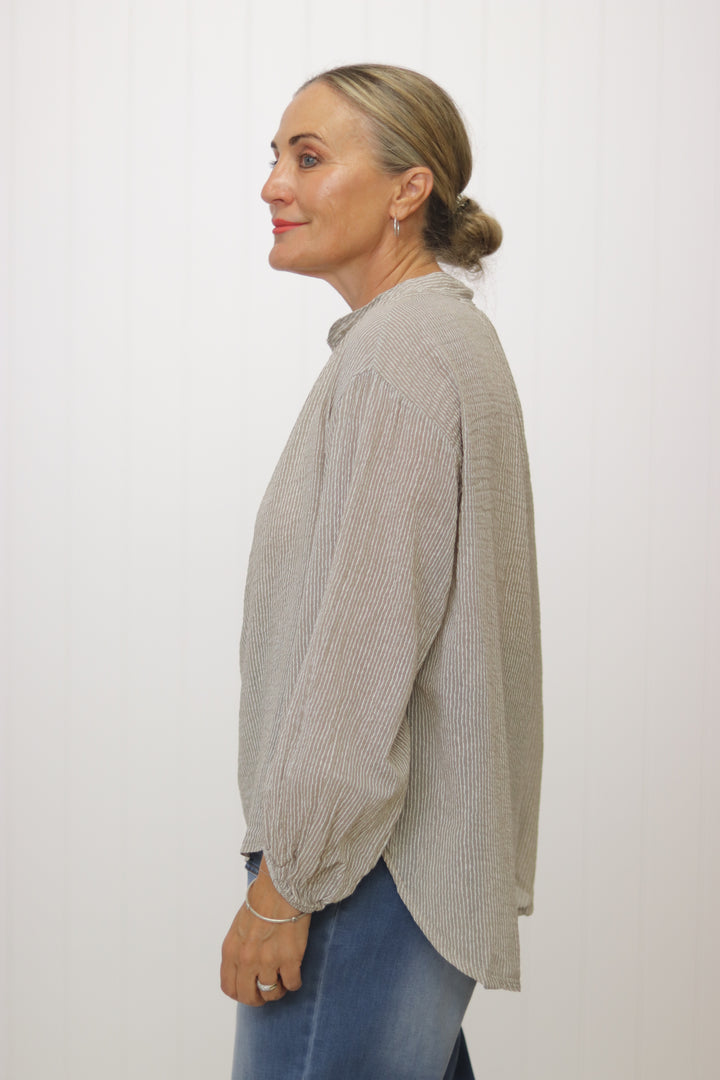 Ruby Stripe Top
