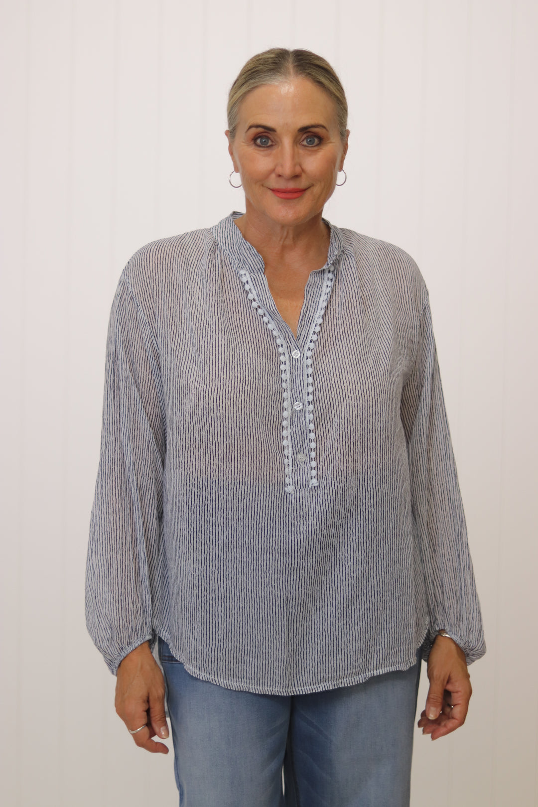 Ruby Stripe Top