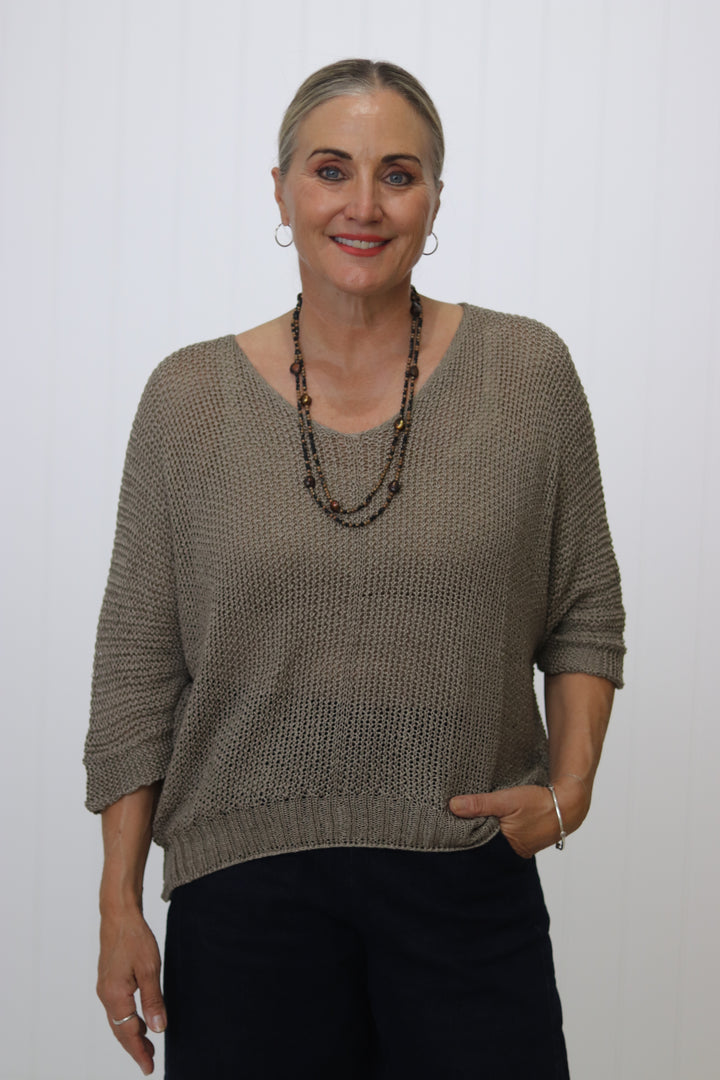 Sophia V Neck Knit