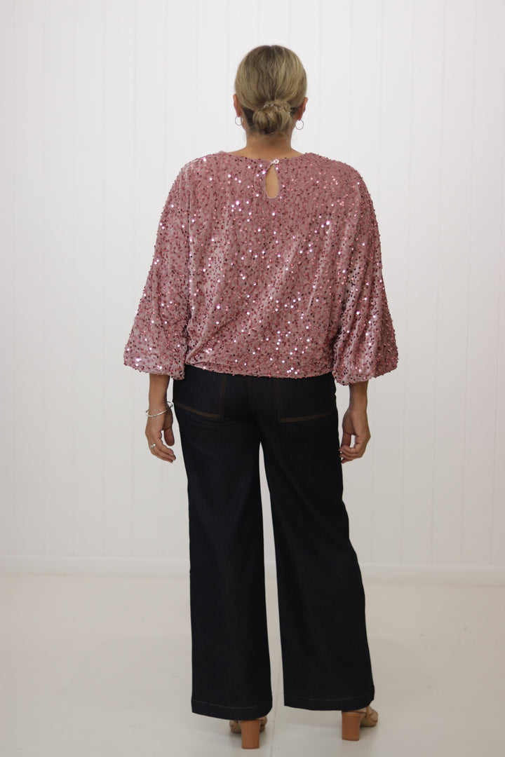 Glam Sequin Top