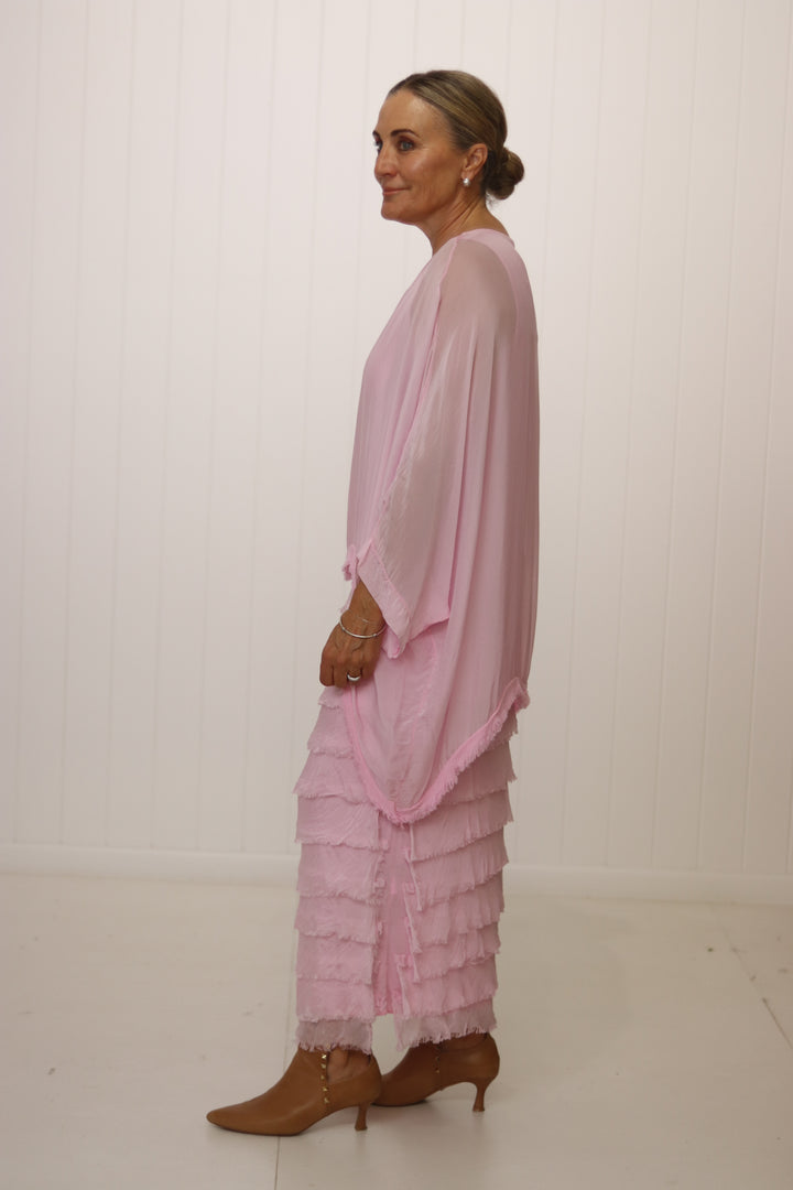 Ella Silk Layers Dress