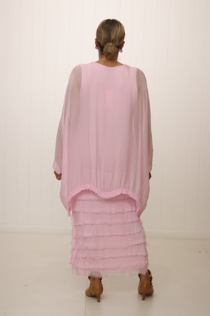 Ella Silk Layers Dress
