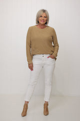 Gemma Stretch Jeans White