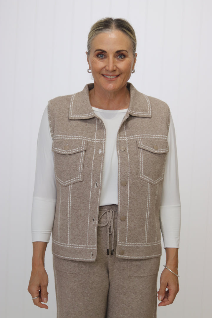 Casey Sleeveless Jacket