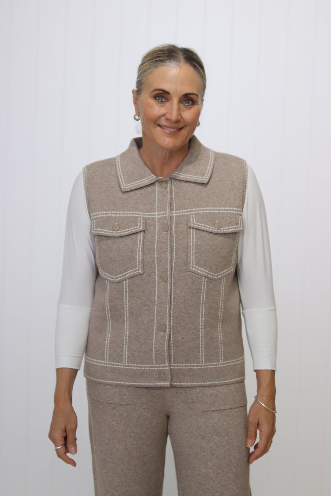 Casey Sleeveless Jacket