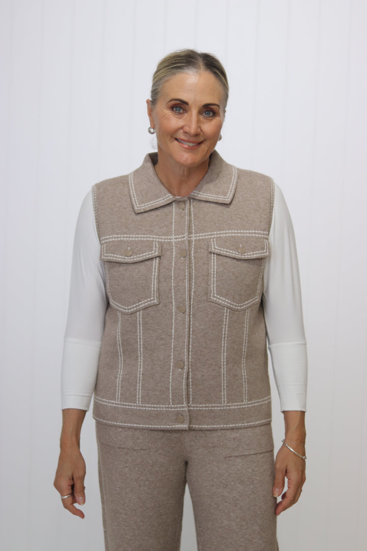 Casey Sleeveless Jacket