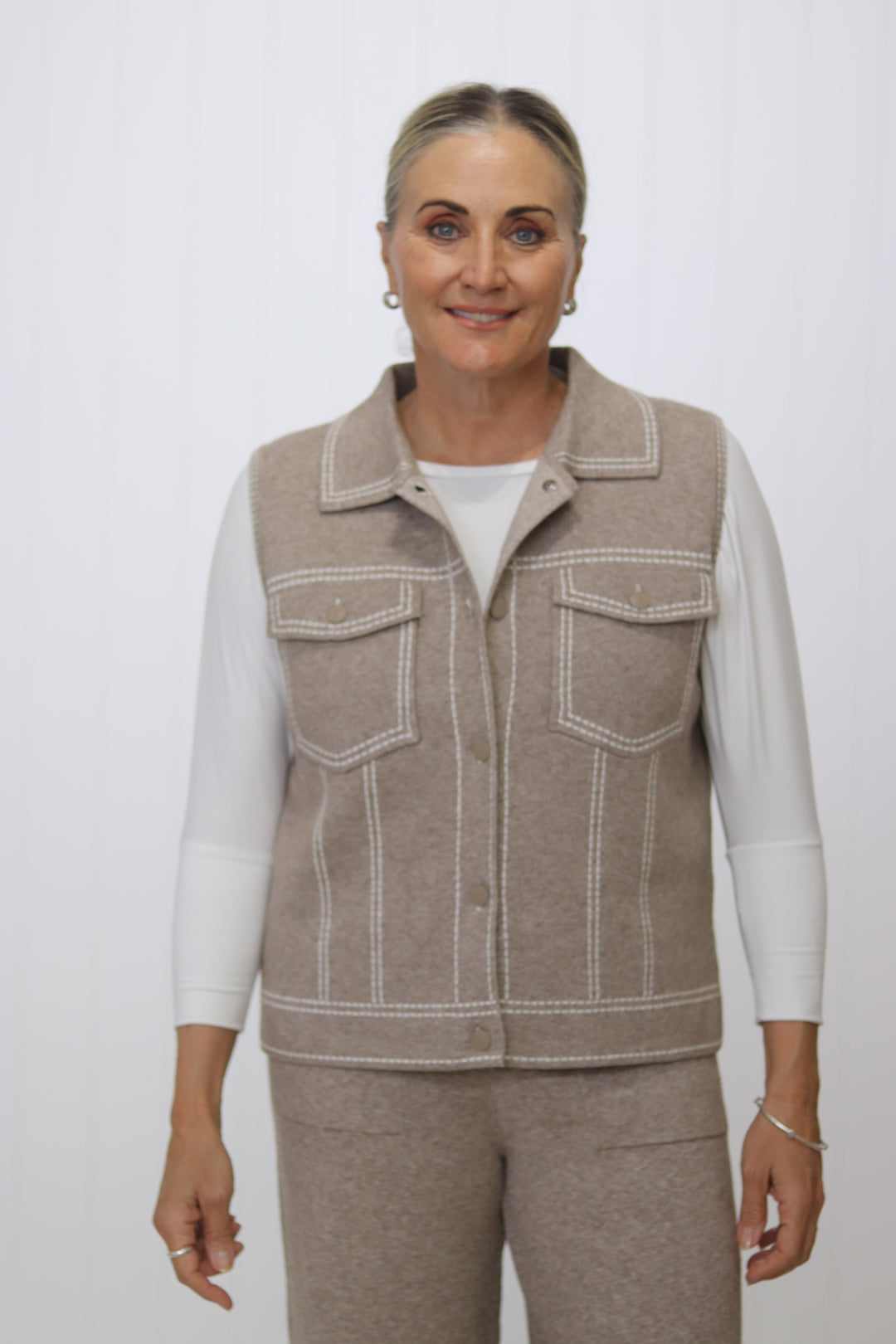 Casey Sleeveless Jacket