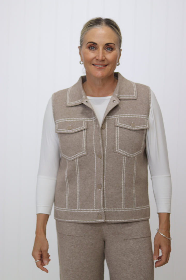 Casey Sleeveless Jacket