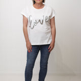 Love Silver Sequin Tee