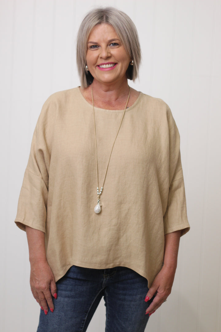 Hinley Top Sleeved Biscuit