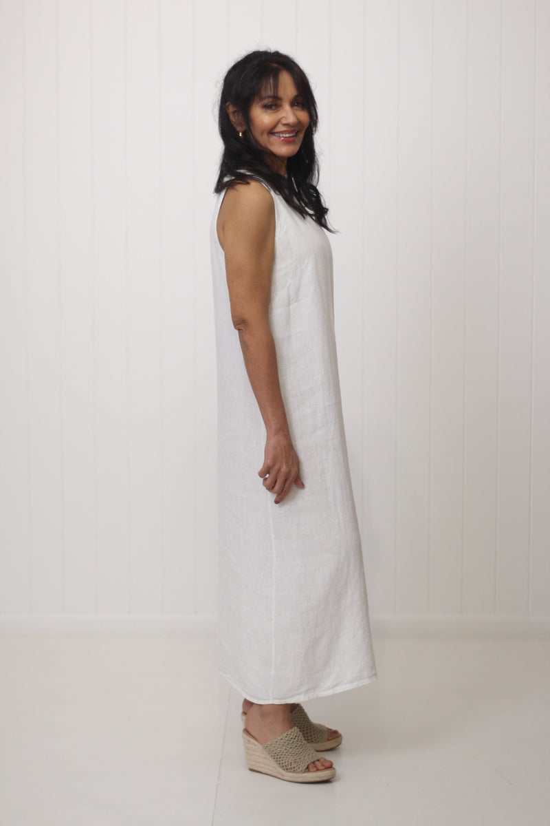 Long Linen Dress