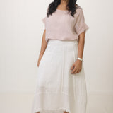 Frayed Edge Skirt