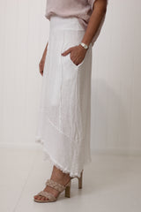 Frayed Edge Skirt