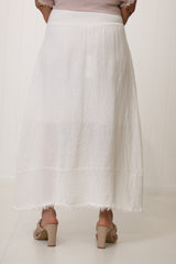 Frayed Edge Skirt