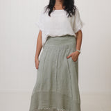 Frayed Edge Skirt