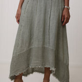 Frayed Edge Skirt