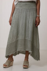 Frayed Edge Skirt