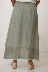 Frayed Edge Skirt