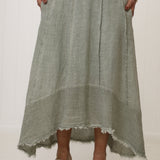 Frayed Edge Skirt