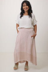 Frayed Edge Skirt