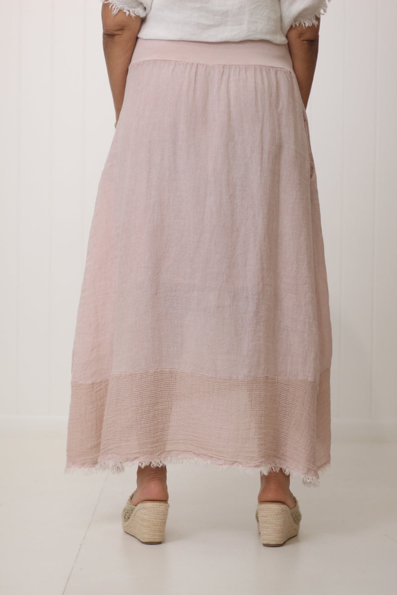 Frayed Edge Skirt