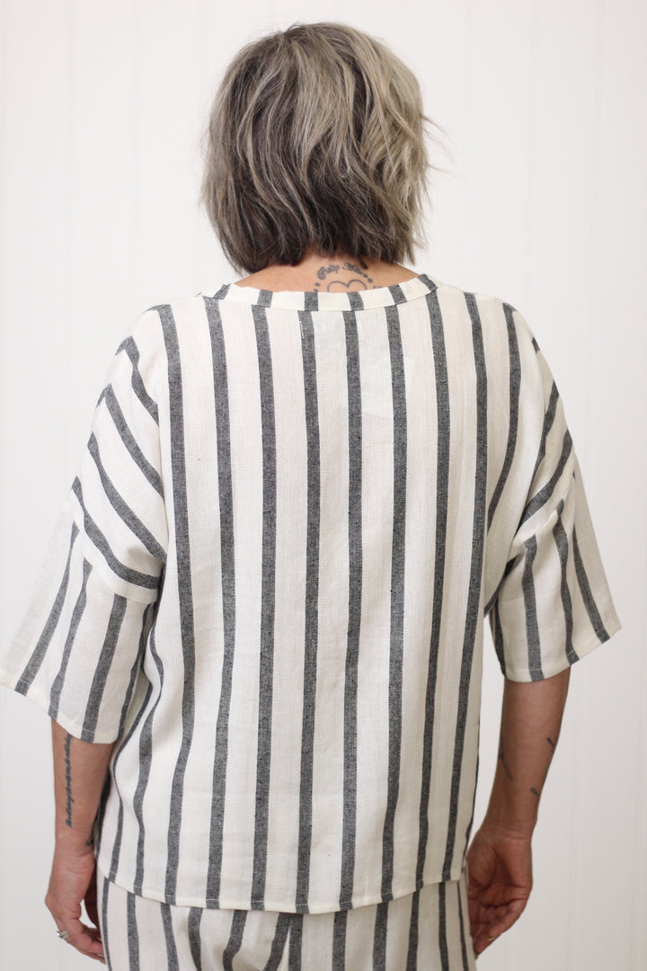 Amira Stripe Top