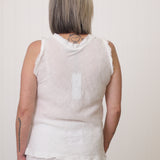 Frayed Singlet Top