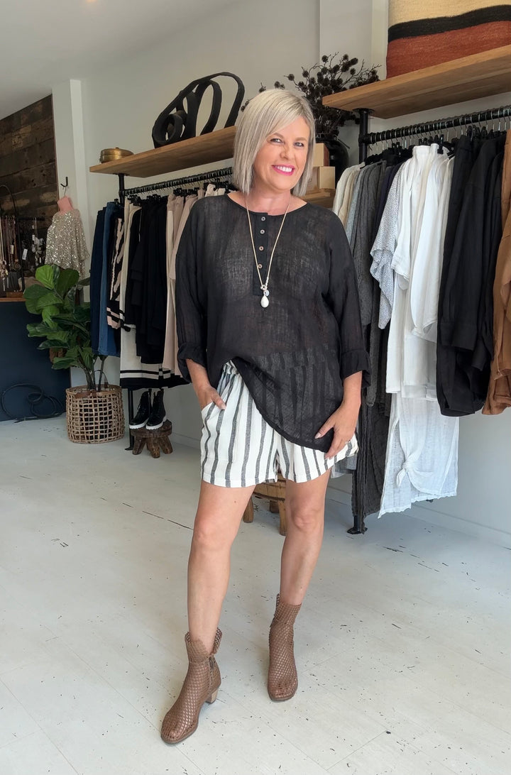 Cecilia Buttoned Top