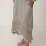 Frayed Edge Skirt