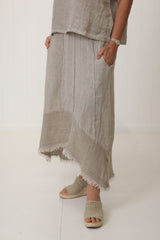 Frayed Edge Skirt